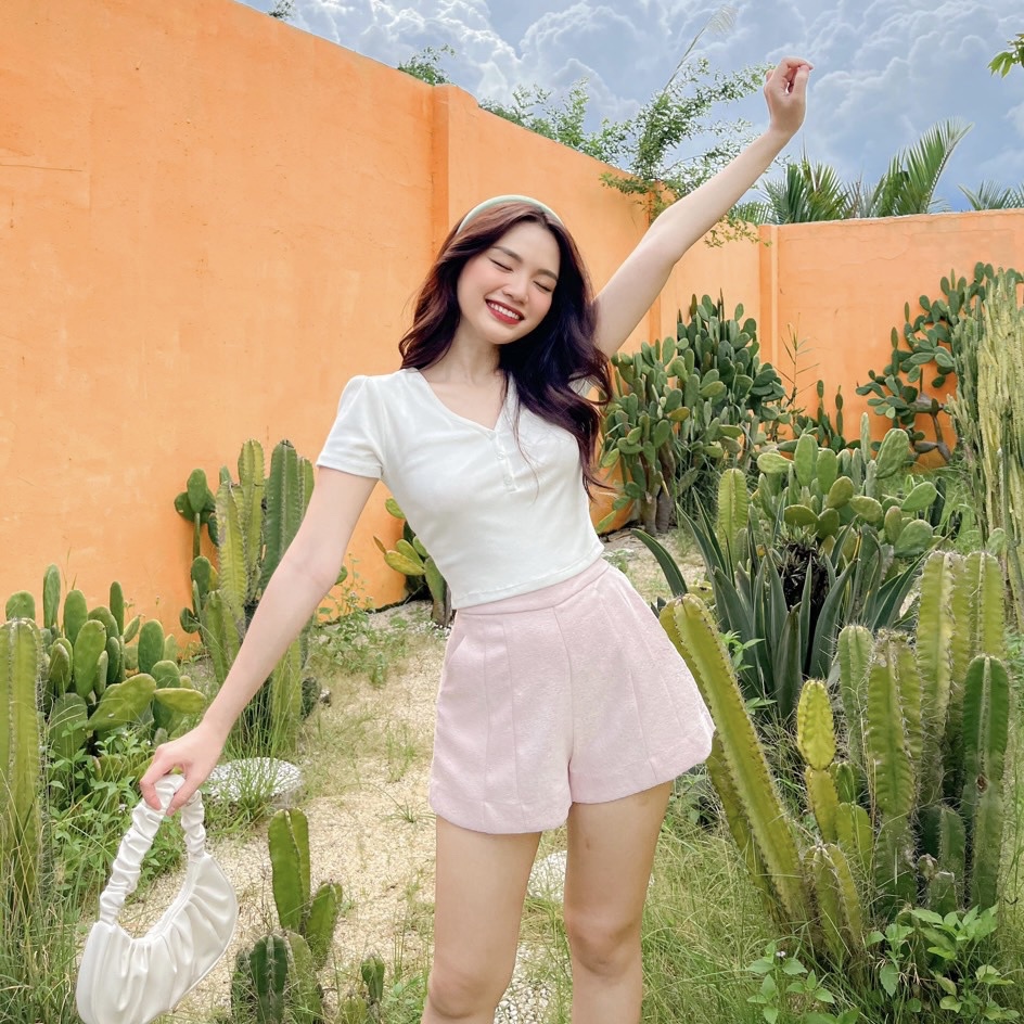 Quần Miki- Quần short lưng cao đa sắc