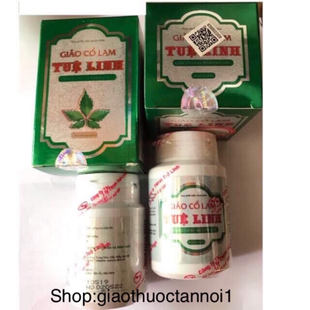 Giảo cổ lam tuệ linh 60 viên - giúp giảm mỡ máu, giảm cholesterol, ngăn ngừa xơ vữa mạch máu....