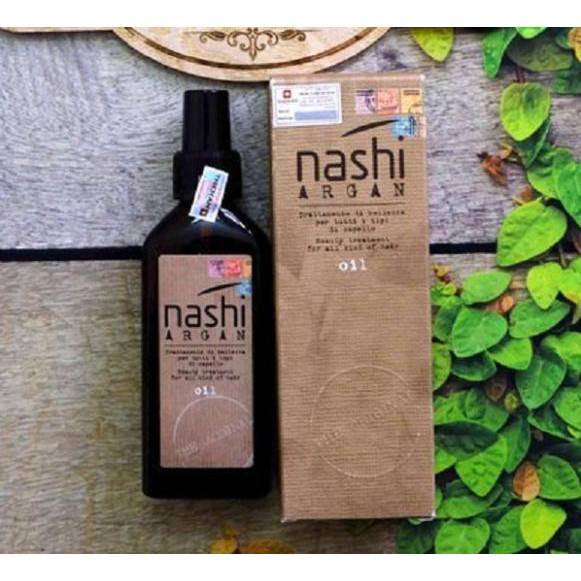 (CHÍNH HÃNG) NASHI Tinh dầu dưỡng tóc Nashi Argan Oil phục hồi tóc hư tổn 100ml (CAM KẾT CHÍNH HÃNG Ạ)