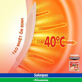 Miếng dán giữ nhiệt Salonpas Jikabari