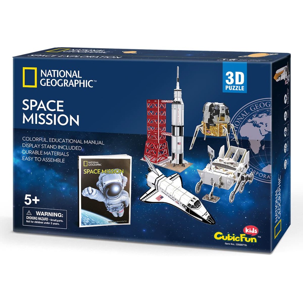 Mô hình giấy 3D CubicFun - National Geographic Space Mission - Khám phá không gian vũ trụ DS0971h