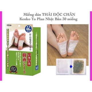 Miếng dán thải độc chân - hộp 30 miếng