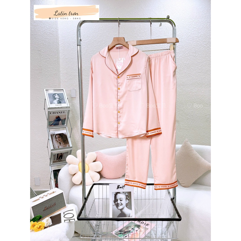 (40-56kg, P1) Đồ bộ pijama/pizama TDQD chất latin/lụa cao cấp in 3D hoạt hình. hongduyen2188