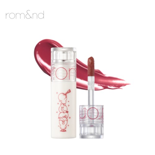 Son Tint Bóng Siêu Lì Cho Đôi Môi Căng Mọng Rom&amp;nd Line Friends Juicy Lasting Tint Mini 2g