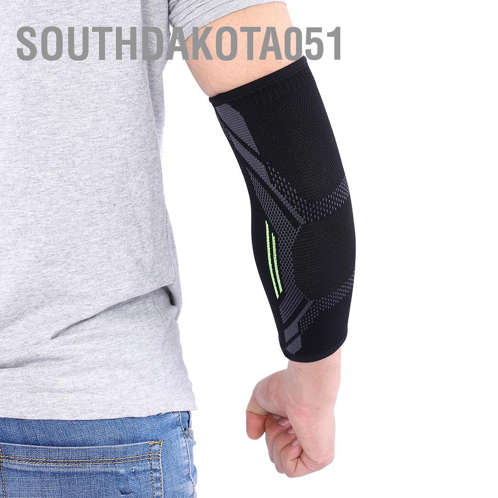 Băng Bảo Vệ Khuỷu Tay Cùi Chỏ Tập Gym Chơi Thể Thao Nẹp Cánh Tay Màu Đen Unisex Southdakota051