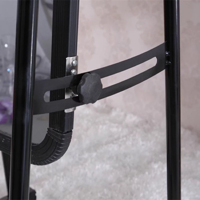 Gương soi di động toàn thân cao cấp Trường Mai Sài Gòn chất liệu gương sáng bóng chân sơn tĩnh điện chân xoay 360 độ