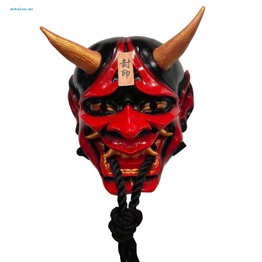Mặt Nạ Hóa Trang Ma Quỷ Bằng Nhựa Resin Phong Cách Nhật Bản Cho Ngày Halloween ankaina.mx