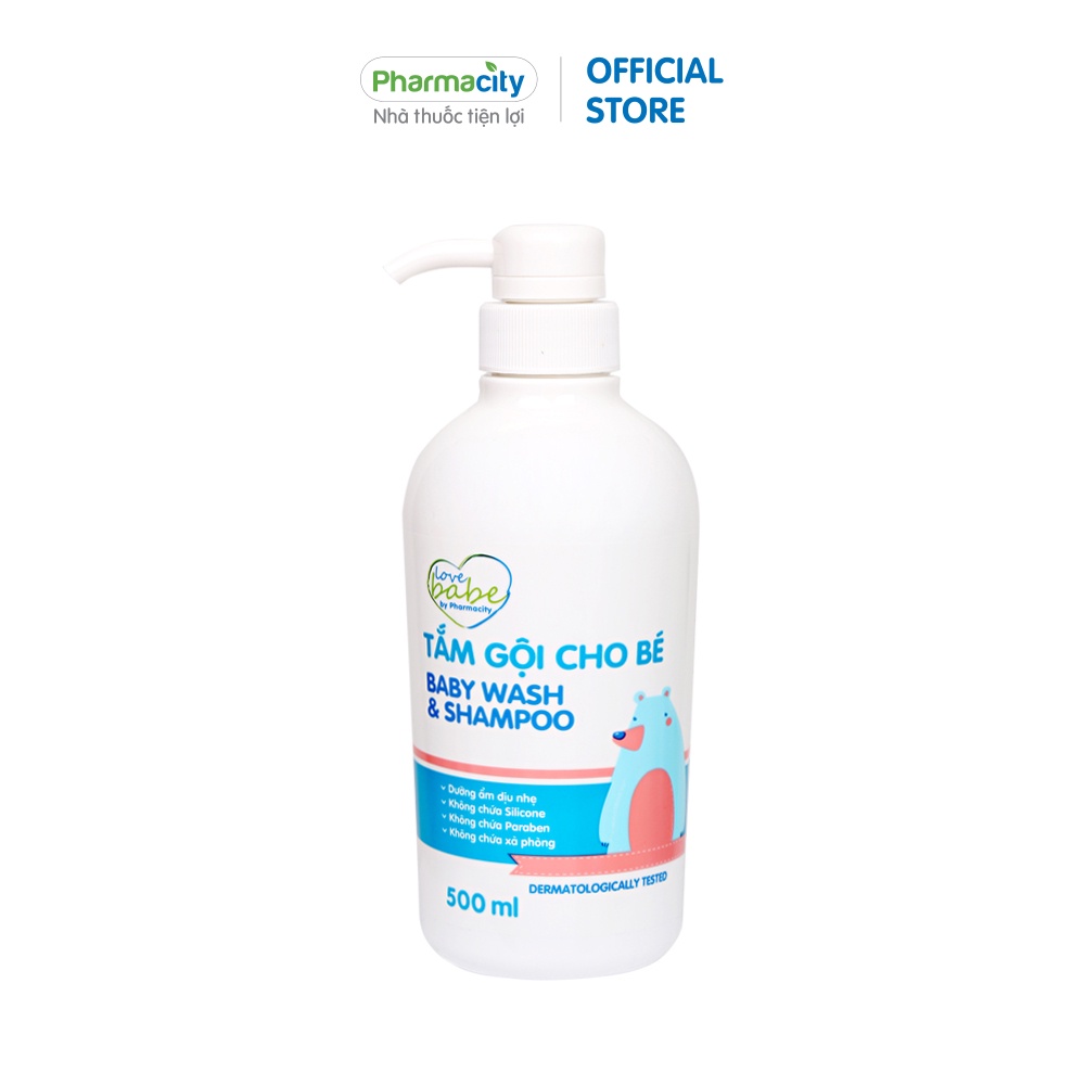 Tắm gội cho bé Pharmacity (500ml)