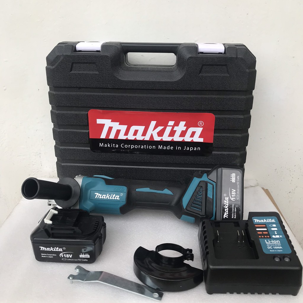 Máy mài pin makita động cơ dây đồng 100% không chổi than