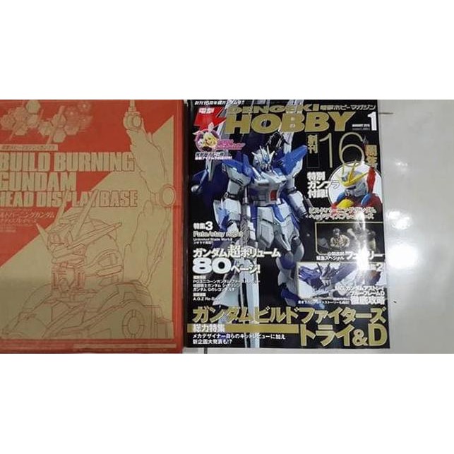 Mô Hình Gundam H 9o Hobby Magazine January 2015 - Appendix: Build Burning