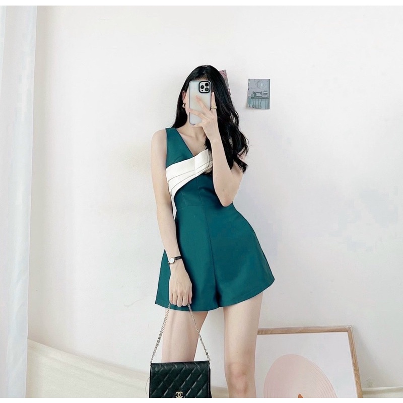 JUMPSUIT SHORT CHÉO NGỰC