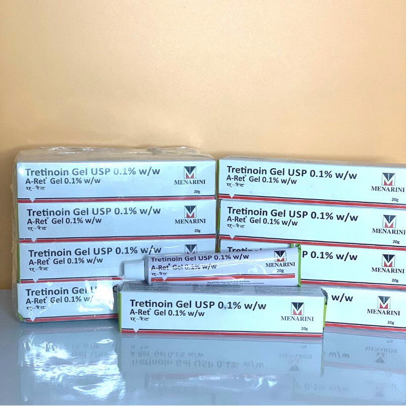 Gel Giảm mụn, mờ thâm nám, chống lão hóa Tretinoin Aret 20g - Dr Chiều