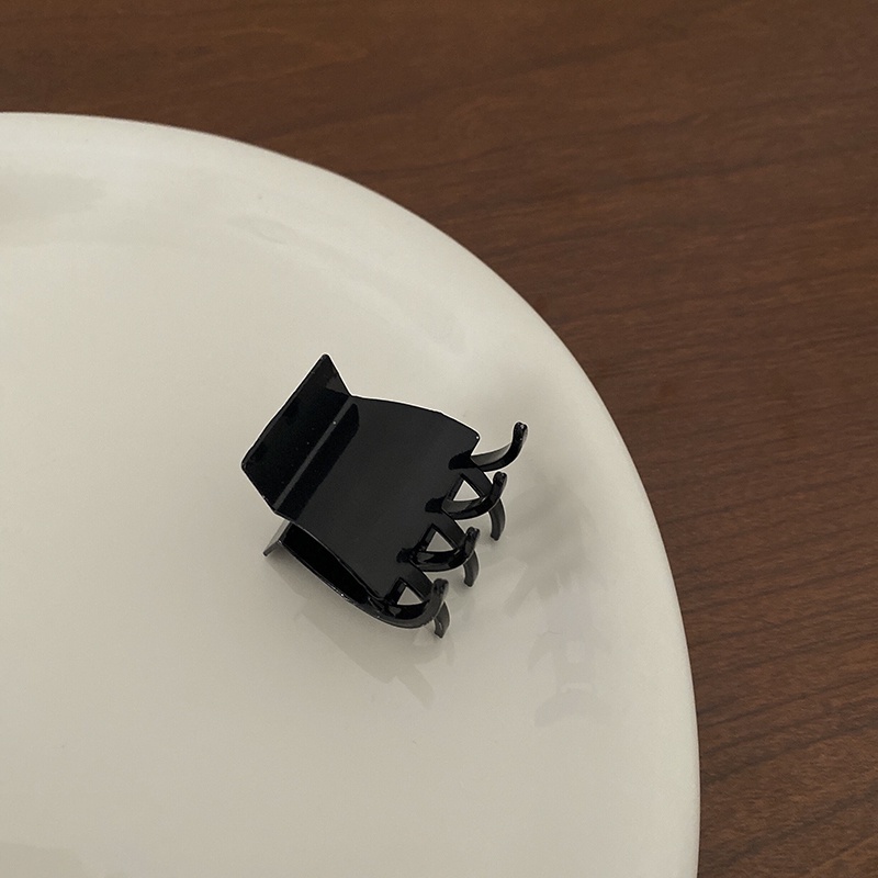 Kẹp Tóc Đuôi Ngựa Nhỏ Bằng Kim Loại Kết Cấu Đơn Giản Phong Cách hip hop