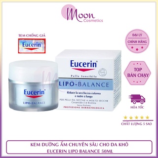 Kem dưỡng ẩm chuyên sâu cho da khô Eucerin Lipo Balance 50ml