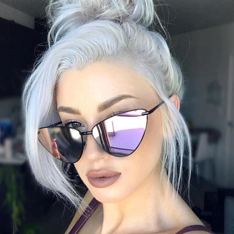 Kính mát mắt mèo gọng kim loại thời trang 2019 Samjune