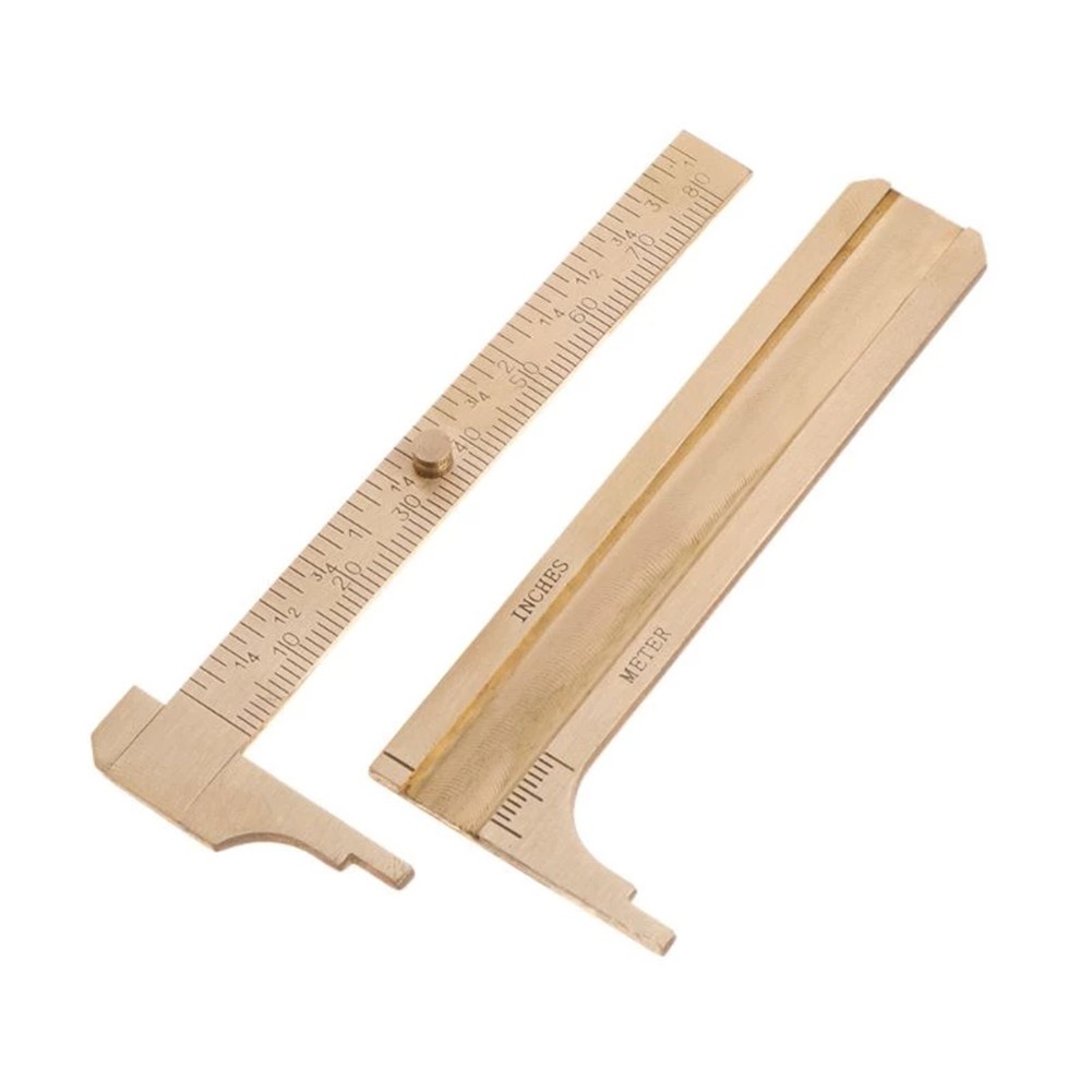 Thước kẹp đồng 100mm chuyên dùng kiểm tra kích thước đá thô, đá quý, đo vòng, đo chi tiết