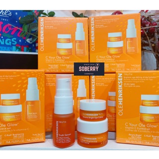SET DƯỠNG TRẮNG DA MINI OLEHENRIKSEN Vitamin C Your Ole Glow 3 món Minisize