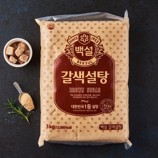 Đường nâu vàng Beksul Hàn Quốc 3kg