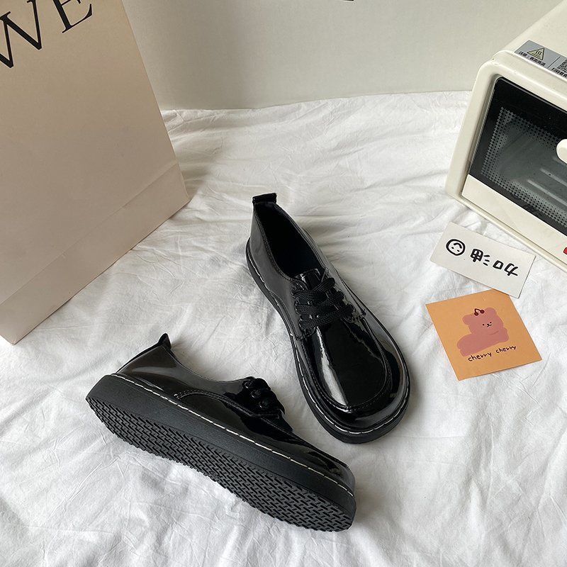 Giày da Oxford đế bằng thời trang dành cho học sinh | BigBuy360 - bigbuy360.vn