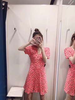 VÁY CHERRY ZARA SẴN XẢ KHO
