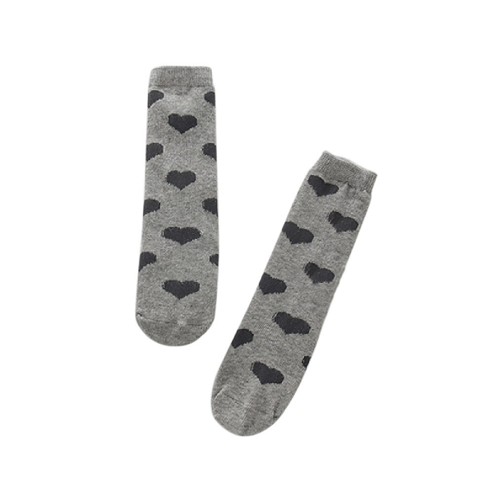 Tất cotton hình trái tim dễ thương cho bé