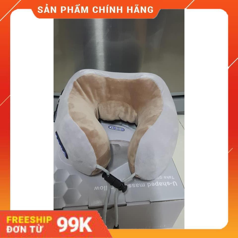 Gối massage cổ gáy đa năng hình chữ U | Gối kê cổ mát xa cao cấp