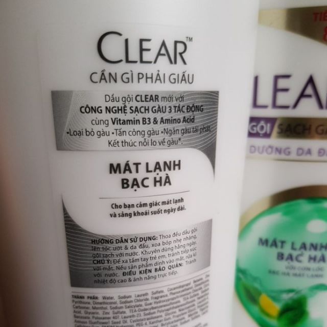 Dầu gội đầu Clear 900g