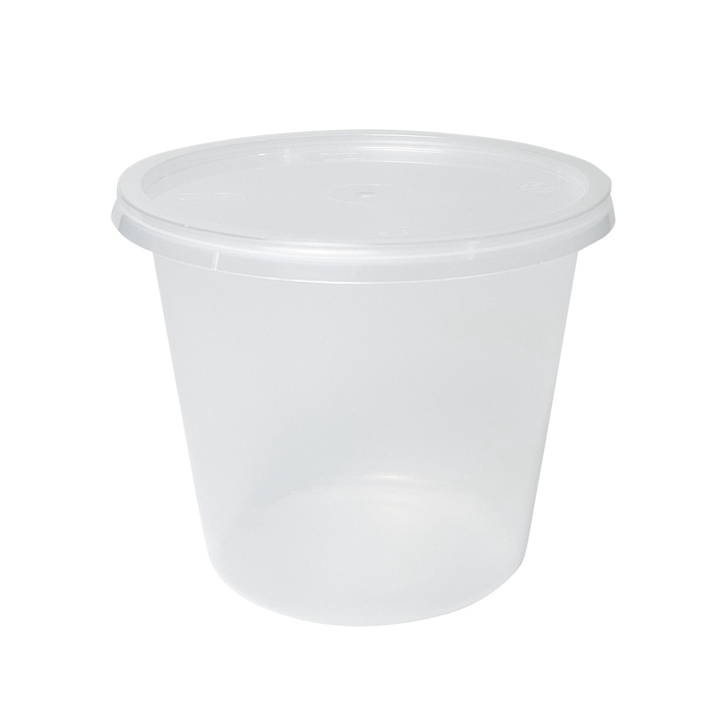 Bộ 10 Hộp Nhựa Tròn PP Cao Cấp EIG Có Nắp Đậy Đựng Thực Phẩm Tiện Dụng