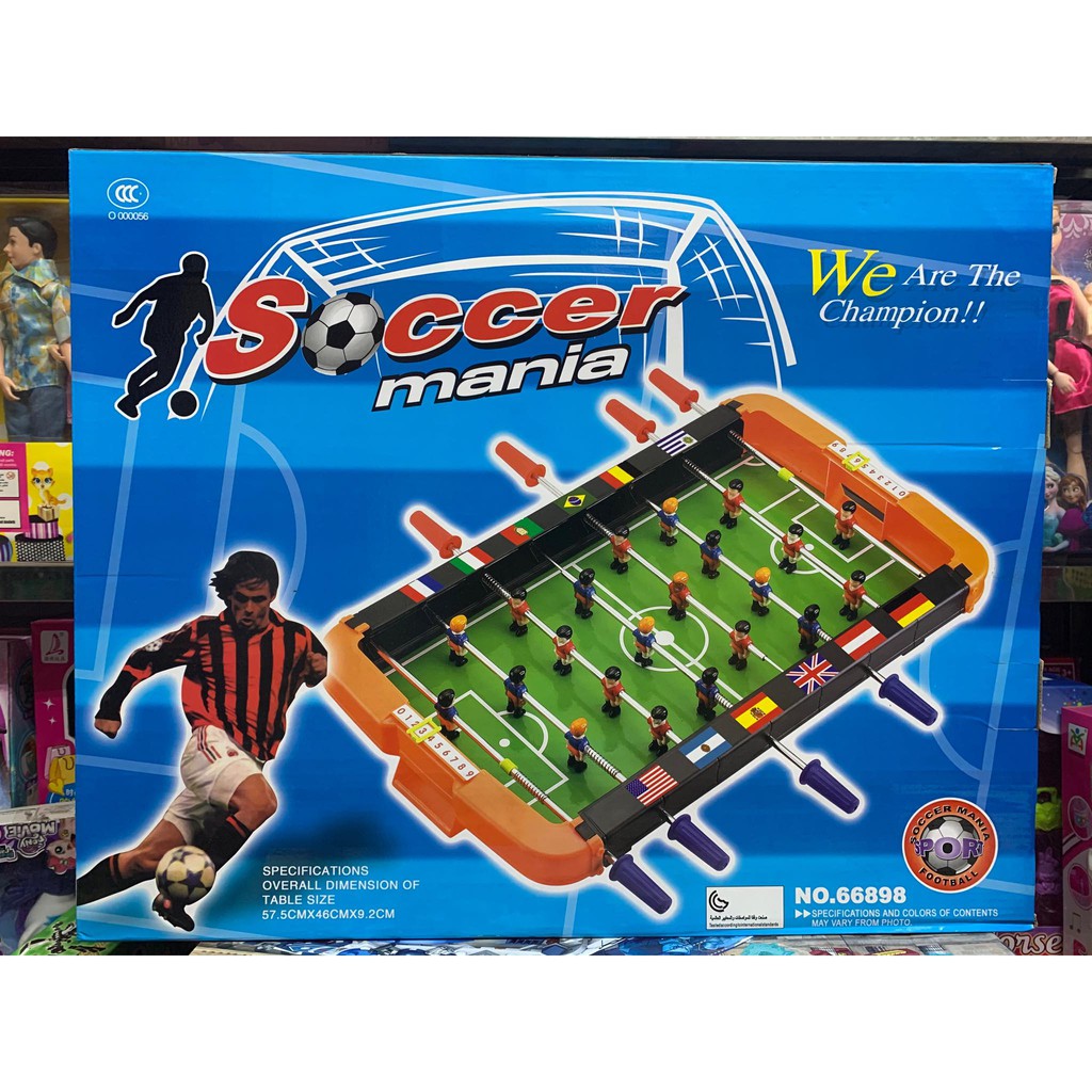 66898 - Soccer football play set - Bộ bàn bóng đá, bàn bi lắc kích cỡ lớn - kích thước bàn 57.5x46x9.2cm