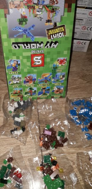 Sét lắp ráp LegoMyWord SY6198 có trên 250 chi tiết bằng nhựa ABS