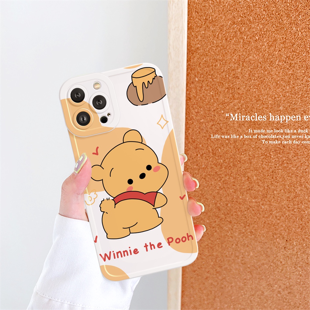 Ốp lưng iphone Winnie cạnh vuông 6/6plus/6s/6splus/7/7plus/8/8plus/x/xs/11/12/13/14/pro/max/promax/plus/shin/case