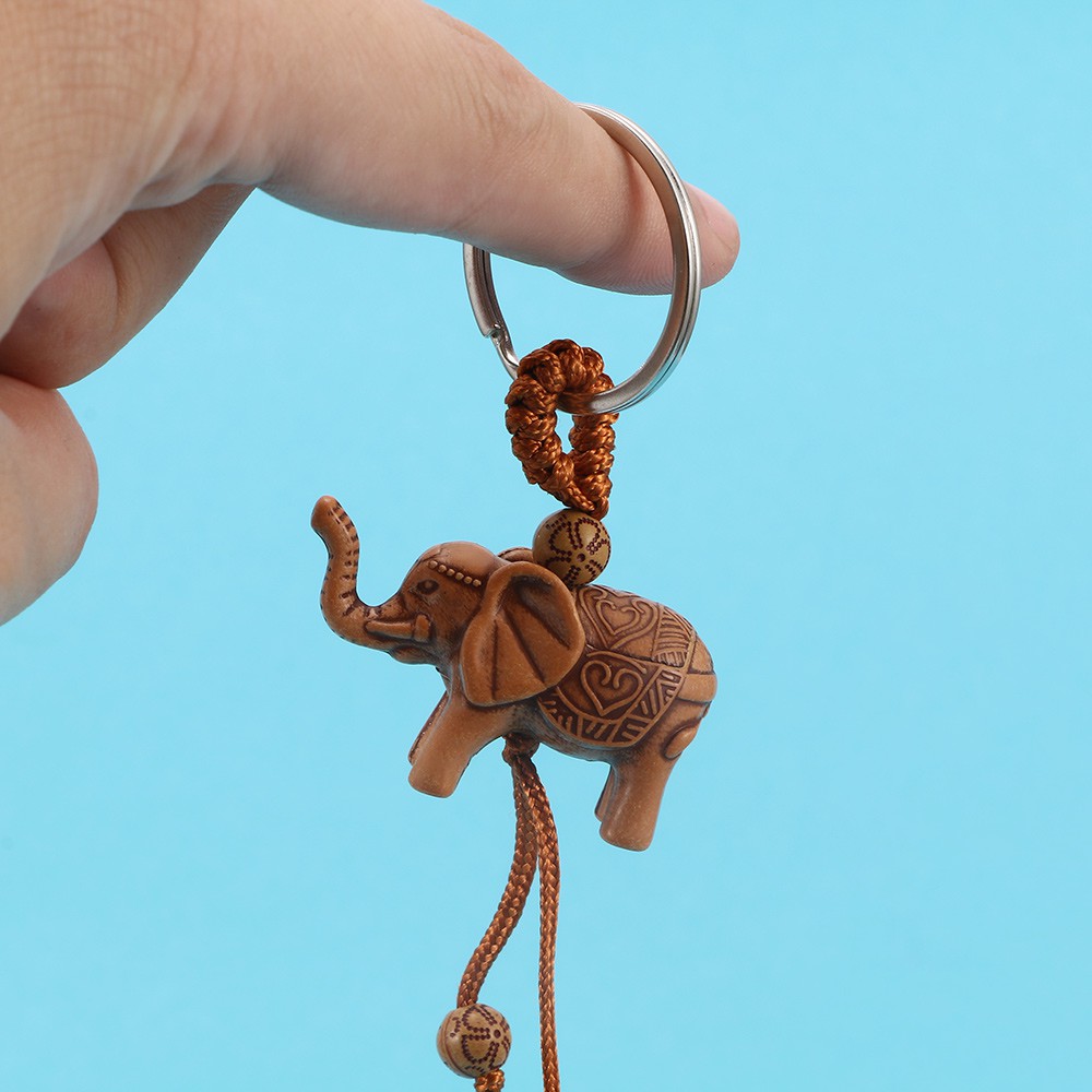Pendant Gift 3D Wooden Lucky Keychain Keychain Keychain