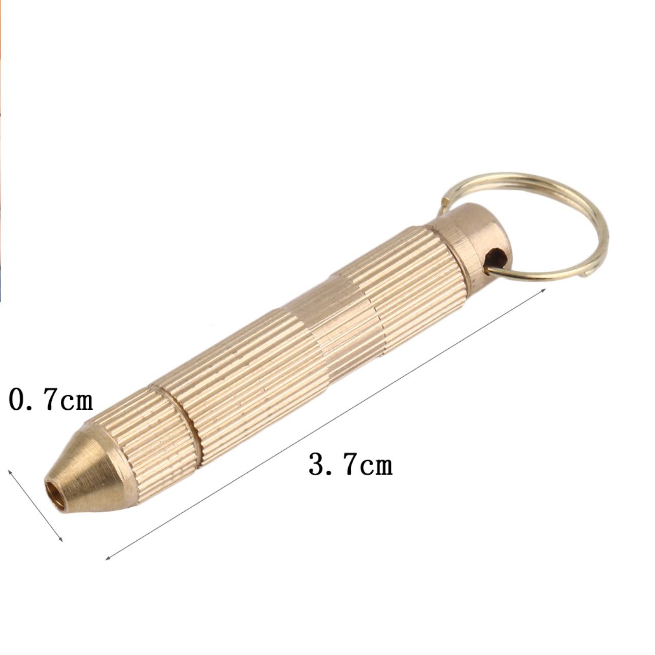 Bộ Dụng Cụ Lấy Ráy Tai 4 Trong 1 Tiện Lợi/Gold 4 in1 Multi Tool Set Cross Screwdriver Toothpick Ear Pick Pin Key Chain