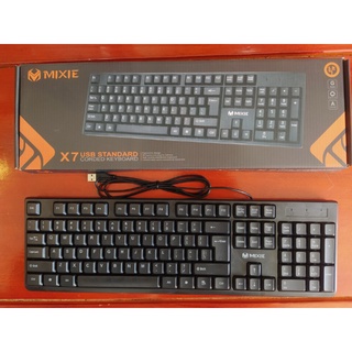 Bộ bàn phím chuột quang có dây Mixie X70 văn phòng chơi game Và chuột limeide