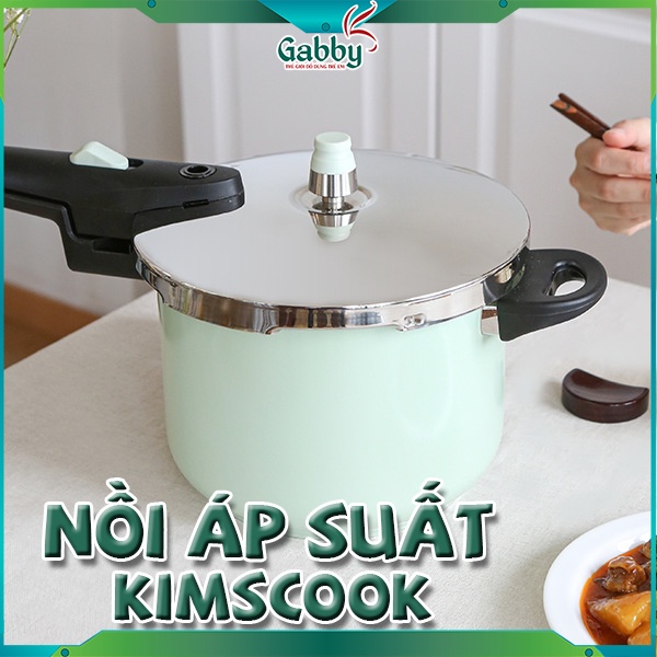 BỘ NỒI ÁP SUẤT KIMSCOOK CAO CẤP ( XANH MINT, VÀNG )