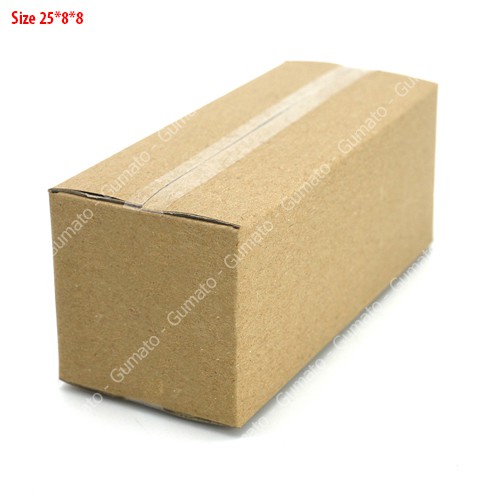 Hộp giấy P60 size 25x8x8 cm, thùng carton gói hàng Everest