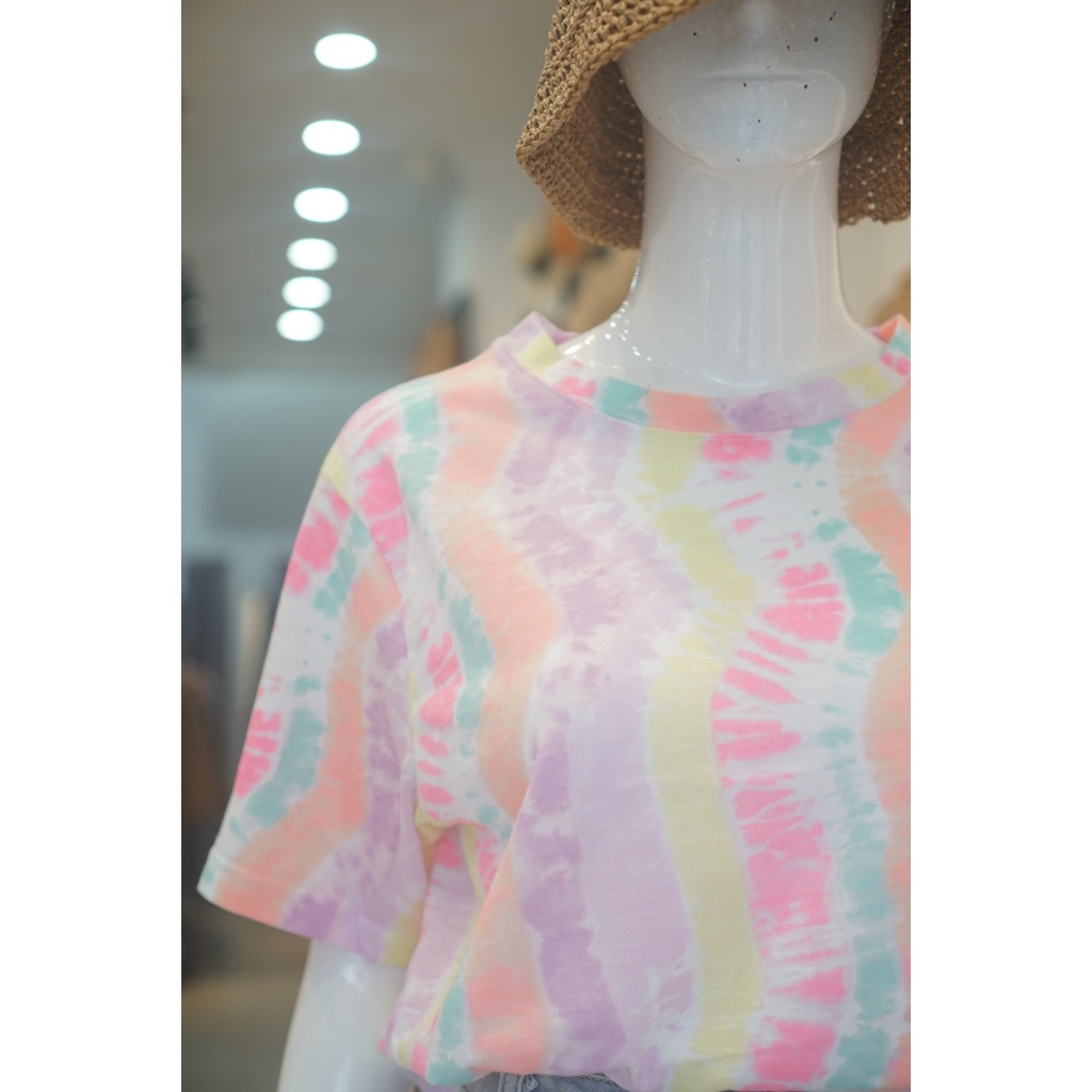 Ao Thun Nữ Cotton Loang Màu 179
