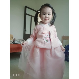 hanbok mặc tết cho bé gái
