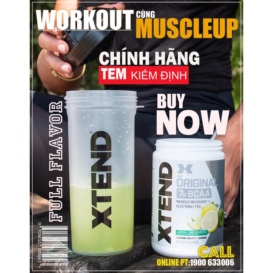 Phục hồi cơ bắp Xtend BCAA - Chống mỏi nhức cho cơ