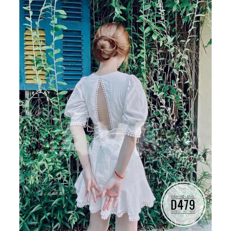 Đầm big size chất tằm sọc hở lưng từ 60kg-90kg