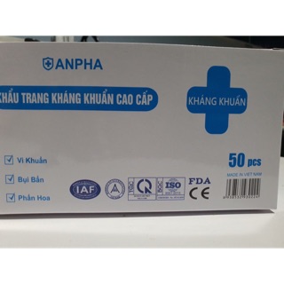 Khẩu trang kháng khuẩn  y tế 4 lớp chuẩn 95