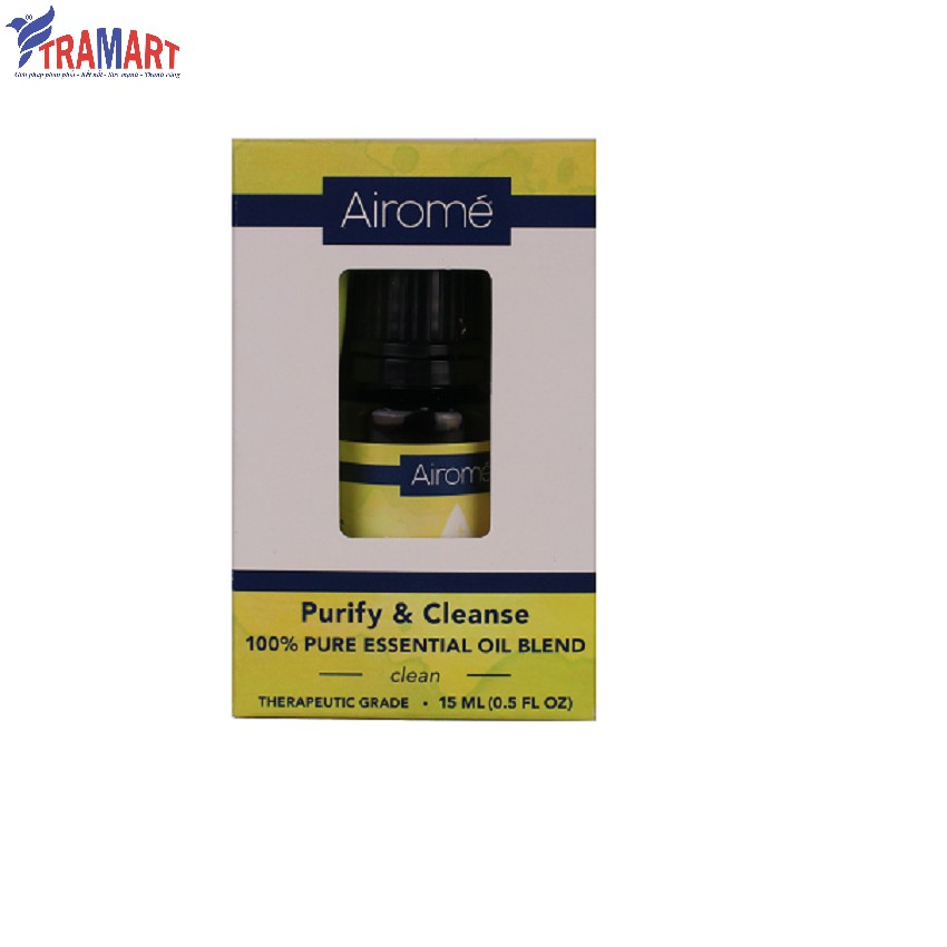 Lọ tinh dầu hỗn hợp 100% thiên nhiên Airomé 15ml AIR8473 Purify &amp; Cleanse (Xuất xứ Mỹ)