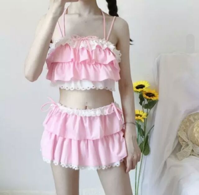 Đồ bơi Lolita 2 mảnh
