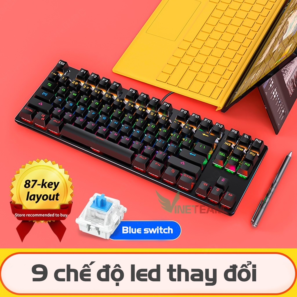 Bàn Phím Cơ Gaming K400 Led siêu đẹp - 10 Chế Độ Khác Nhau- Máy Tính PC - Laptop- Chuyên Game -dc4711
