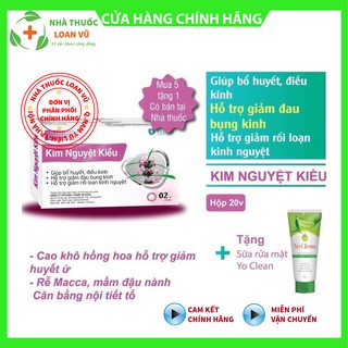 ✅[CHÍNH HÃNG] Kim nguyệt kiều- hỗ trợ giảm đau bụng kinh,điều hoà kinh nguyệt