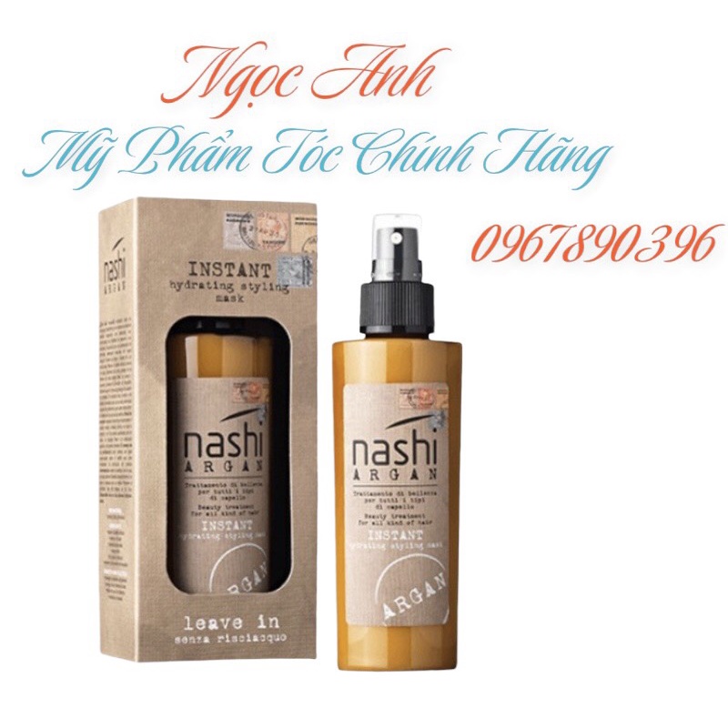 Xịt dưỡng - xả khô Nashi Argan khiến tóc bạn bừng sáng như chưa từng khô rối 150ml