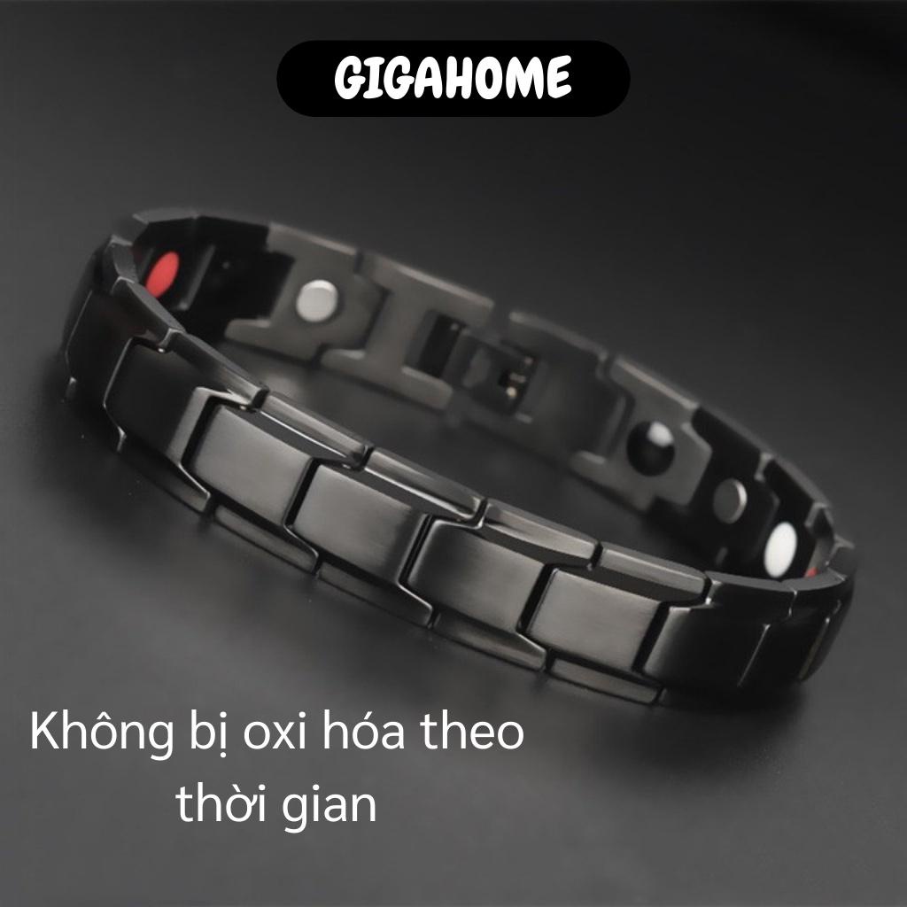 Vòng tay cho nam   GIÁ VỐN]   Vòng tay Ti tan sức khỏe cao cấp, giúp cải thiện giấc ngủ tạo năng lượng hoạt động 7455