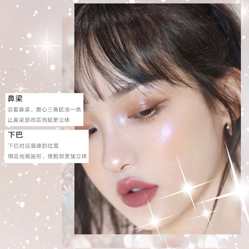 Phấn bắt sáng HUDAPRO Diamond Highlighter kim tuyến lấp lánh - Phấn nhũ highlight tự nhiên lâu trôi