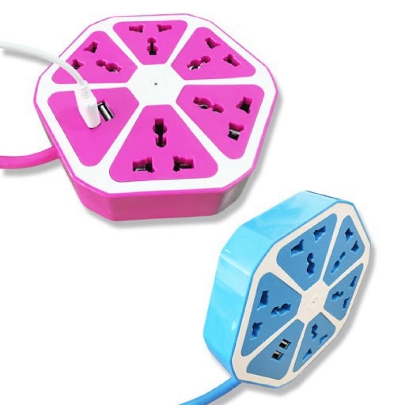 Ổ Cắm điện sạc điện đa năng, Loại Xịn, chuẩn hàng loại 1 có 2 cổng USB cắm sạc