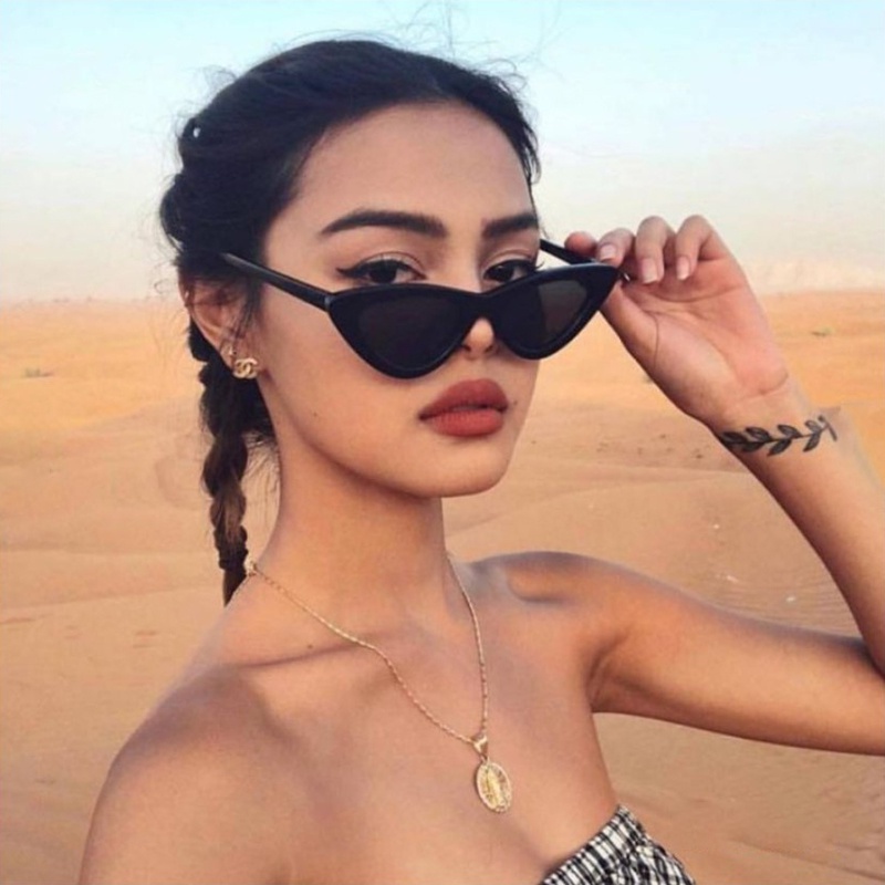 Kính Mát Mắt Mèo Thời Trang Hàn Quốc Cho Nam Nữ OUYOU